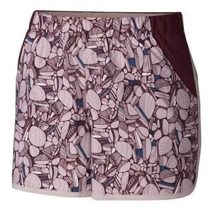 New Columbia women's sandy trail Run short Stretch Deep madeira 4” Inseam‎ Small